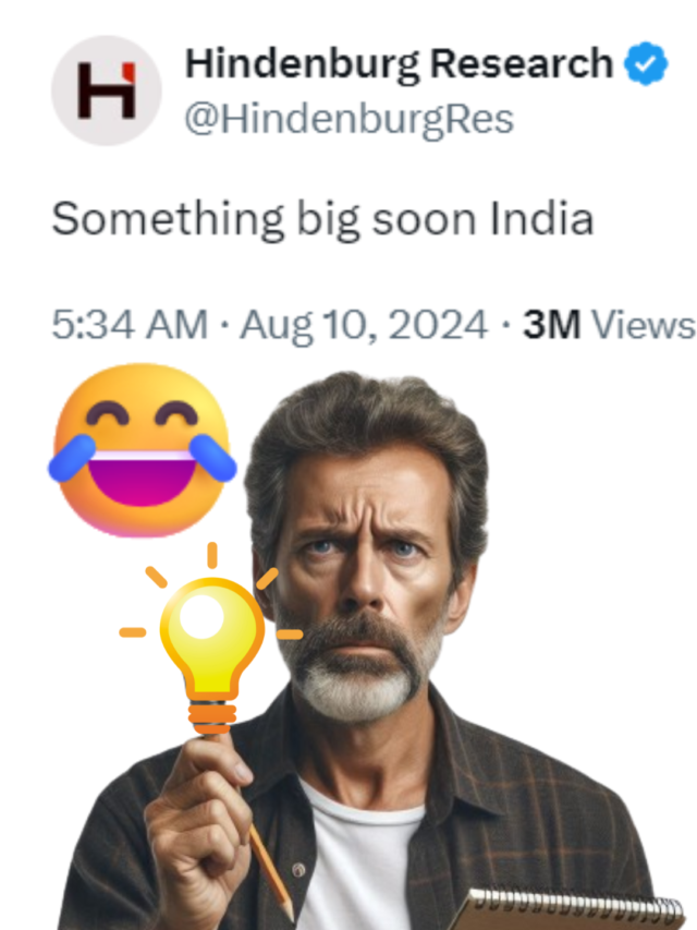 Something Big soon in India | Hindenburg Tweet